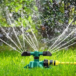 4 Nozzle 3 Arm Rotary Lawn Garden Sprinkler